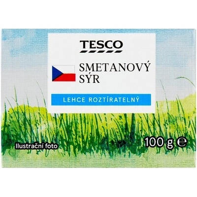 Tesco Smetanový sýr 100 g – Zboží Dáma