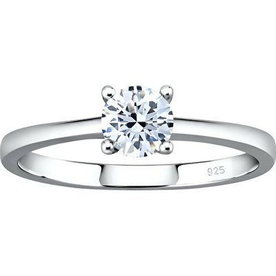 SILVEGO strieborný prsteň MADISON so Swarovski Zirconia JJJR2339sw