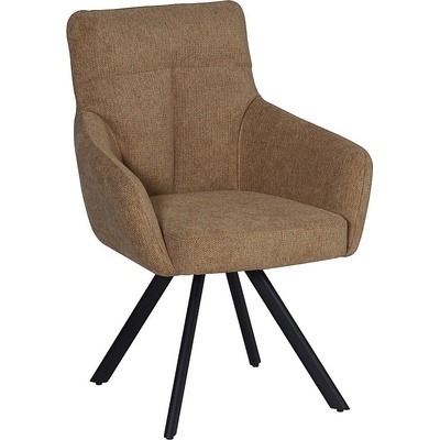 ЕВРОМАР Трапезен стол batu светлокафяв / черен