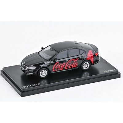 Abrex Škoda Octavia IV 2020 Coca-Cola černá/červená 1:43