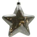 Marimex 18000322 Závěsná hvězda mini stříbrná 12 LED Crystal