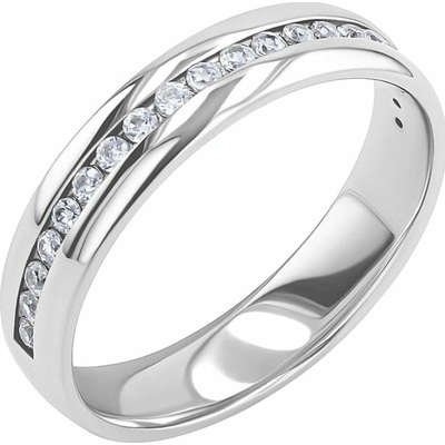 Eppi Platinový eternity prsteň s diamantmi Loby R48534