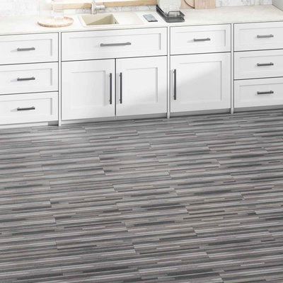 vidaXL Дъски за под Сиви ивици 5, 02 m2 36 бр. ПВЦ (42046286)