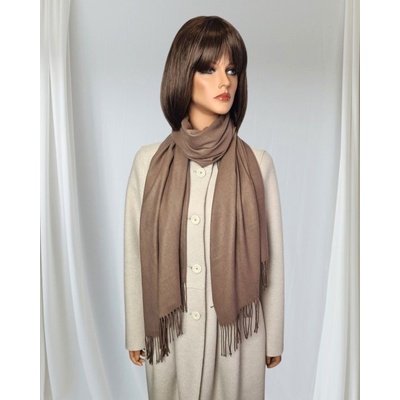 Classic Scarf šála kávově hnědá jako mléčná čokoláda