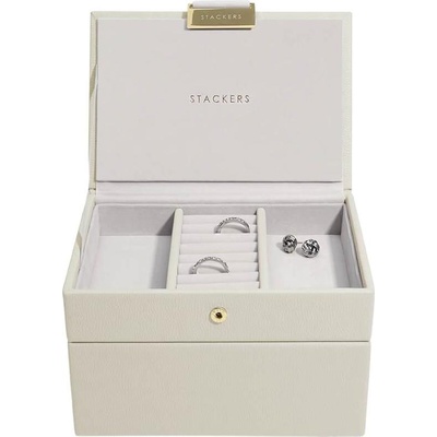Stackers Ковчеже за бижута Stackers двойно минi светлобежово (75614)