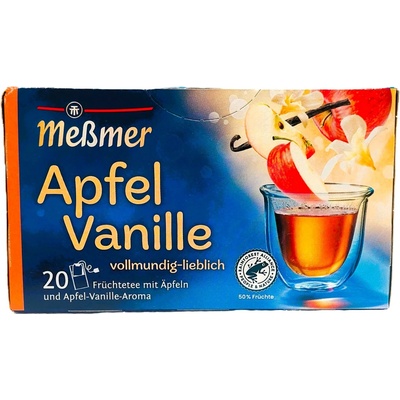 MEßMER APFEL VANILLE s ovocný čaj s příchutí jablek a vanilky 20 x 2,75 g