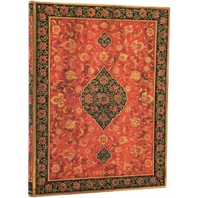 Layla Persian Poetry Ultra 12-month Vertical Hardcover Flexi Dayplanner Elastic Band Closure 2026