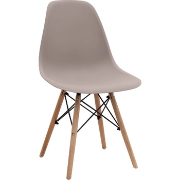 TopMebel Трапезен стол Nova TopMebel в цвят капучино 46x51x80cm