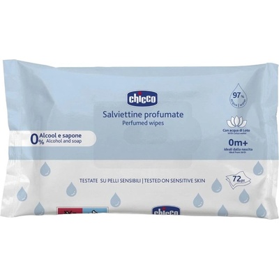 Chicco Почистващи кърпички Chicco - Фемили, 72 броя (C0221)
