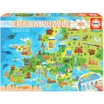 Educa Пъзел Educa от 150 части - Карта на Европа (EDU18607) - baby
