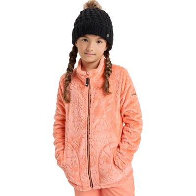 Roxy Igloo Zip Coral Chic Big Flower Emboss