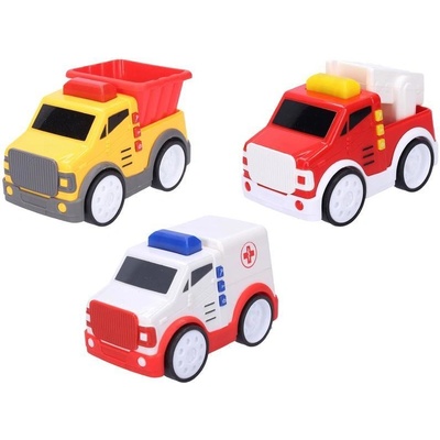Playgo Dopravné prostriedky na batérie 16cm hasičské auto