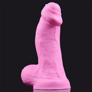 SuperLove Realistic Fat Silicone Dildo 19.5cm Pink