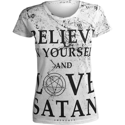 AMENOMEN тениска хардкор дамски - ВЯРВАМ. . . - amenomen - omen124da