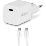Ttec Заряднo 220V ttec SmartCharger 20W PD Travel Fast Charger с кабел USB-C/USB-C
