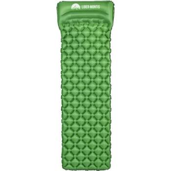 Liber Montis Надуваема постелка Torus Plus с възглавница, зелена (LM000302)
