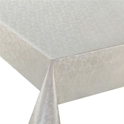 Obrus PVC 3581108 metráž, 20 m x 140 cm, kvetinový vzor krémový, IMPOL TRADE