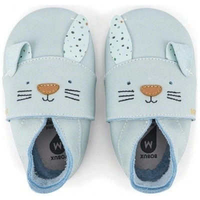 Bobux Kožené barefoot capáčky hopsy seafoam