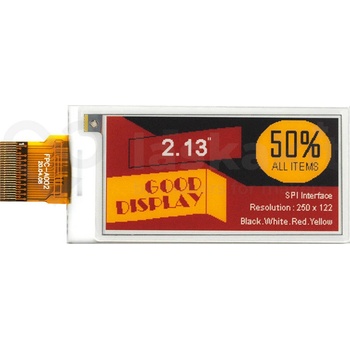 Good Display GDEY0213F51 2.13" 250x122 ePaper displej 4 barvy