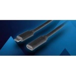 LANBERG Usb-c extension cable m/f 3.1 0.5m black lanberg