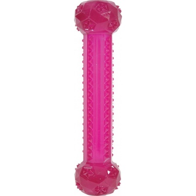 Zolux Hračka pes kost TPR Pop Stick 25 cm růžová