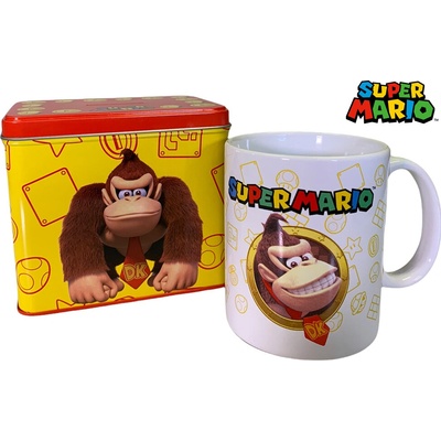 Nintendo Super Mario 2v1 Pokladnička + hrnček Donkey Kong 2829