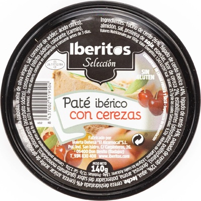 Huerta Dehesa Iberská paštika s třešnemi 140 g