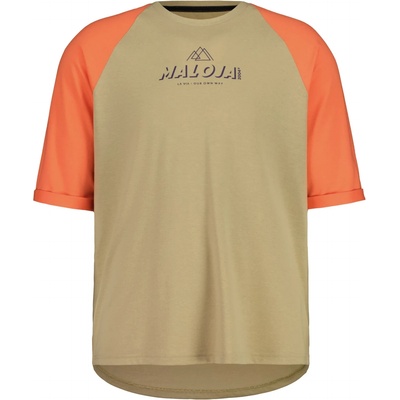 Maloja Мъжка фланелка с къс ръкав за колоездене Maloja AnderterM. Cycling jersey - Gravel Multi (056-3585-0212)