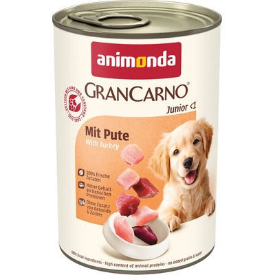 Animonda GranCarno Junior: morčacie 24 x 400 g