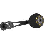 GOMEXUS Единична дръжка за мултипликатор Gomexus CL-E38 Forged Carbon EVA 57mm x 38mm Black & Gold Риболовна макара