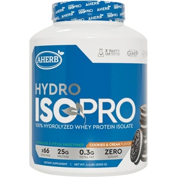 AHerb Hydro ISOPRO | 100% Hydrolyzed Isolate [2000 грама] Бисквити с крем