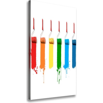 Vertikálny foto obraz na plátne Maliarske valčeky 50x100 cm