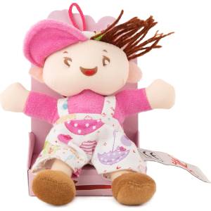 Амек Тойс Мека кукла Амек Тойс - Момче с розова шапка, 14 cm (042011-3)