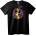 NOONEBRAND Тениска Мистично разделено лице - XL, Black