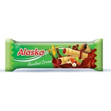 ALASKA FOODS Kukuřičné trubičky Alaska lískooříškové 18 g