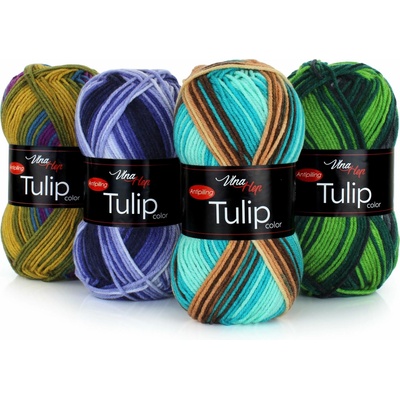 Vlna - Hep Tulip color 5217 variace hnědé