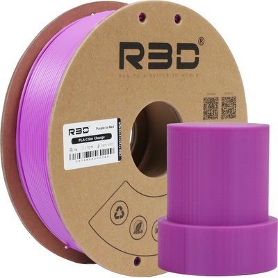 R3D PLA Color Change Purple to Red - 1.75 mm / 1000 g (R3DA102C)