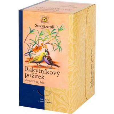 Sonnentor Rakytníkový pôžitok Bio čaj porc. dvojkomorový 54 g 18 vrecúšok