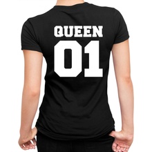 QUEEN 01 dámske tričko s potlačou Čierna