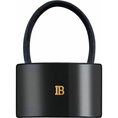 BALMAIN Gumička do vlasov čierna