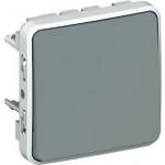 Legrand Девиаторен ключ за вграждане IP55 цвят Сив Plexo - 069511E (069511E)