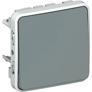 Legrand Девиаторен ключ за вграждане IP55 цвят Сив Plexo - 069511E (069511E)