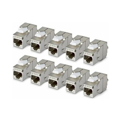 Startech Cat6a Keystone Jack 10-Pack 180-Deg