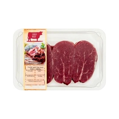 Tesco Hovězí zadní bez kosti steak z válečku 400 g – Zboží Dáma