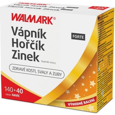Walmark Vápnik Horčík Zinok Forte Promo 2020 180 tabliet