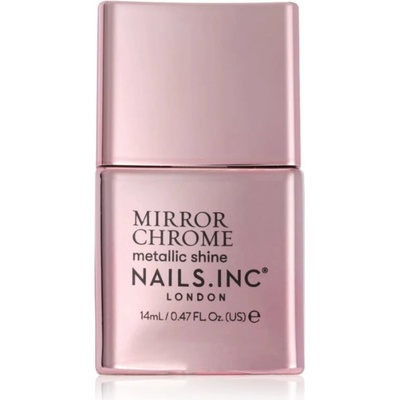 Nails Inc. Mirror Chrome lak na nehty s vysokým leskem odstín You're being Chromatic 14 ml