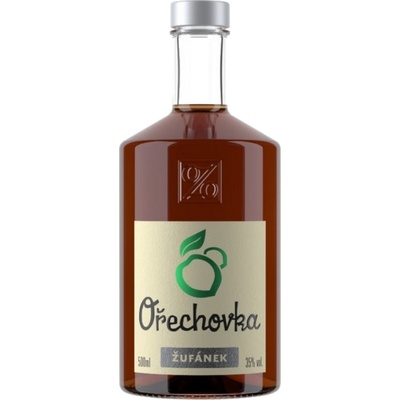 Žufánek Orechovka 35% 0,5 l (čistá fľaša)