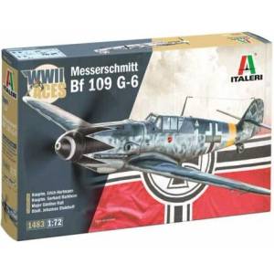 Italeri Комплект модел самолет 1483 - Bf 109 G-2/G-6 Асове (1: 72)
