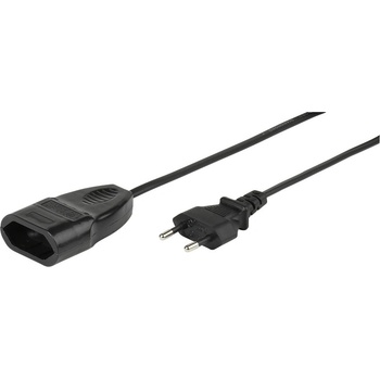 Vivanco Захранващ удължителен кабел Vivanco 22130, от CEE 7/16(м) към CEE 7/16(ж), 3m, черен (VIVANCO-22130)