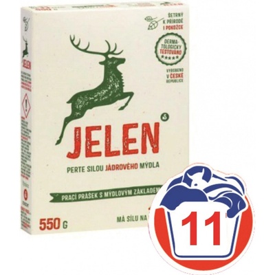 Jelen Mýdlový prací prášek krabice 11 PD 550 g